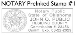 REQTANGLE NOTARY STAMP